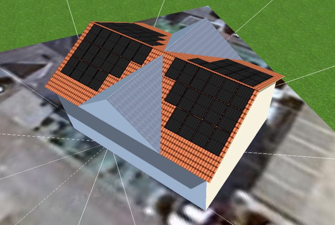 3D Planung Satteldach